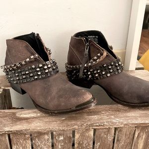 Freebird by Steven studded booties .
